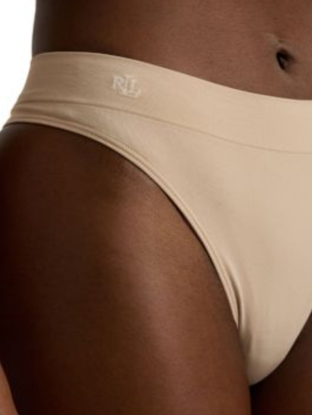 Lauren Ralph Lauren Seemless Expresso Brown Bikini Briefs  2 Pairs XL